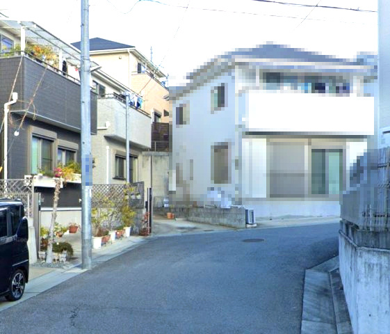 長田区大丸町1丁目の前面道路含む現地写真|南からの陽当り良好
