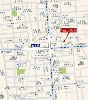 【地図】 | Verre森下(ヴェレ森下)