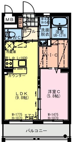 Fiore Reiz IIIの間取り|（仮称）都城市南横市町YMマンションの間取り