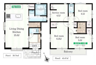 【間取り】 | 東久留米市前沢4丁目　全1棟 | 東久留米市前沢4丁目　全1棟