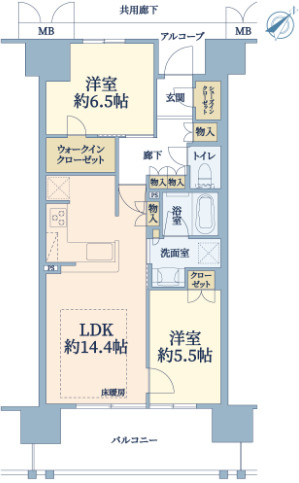 【間取り】 | ザ・レジデンス大阪住道