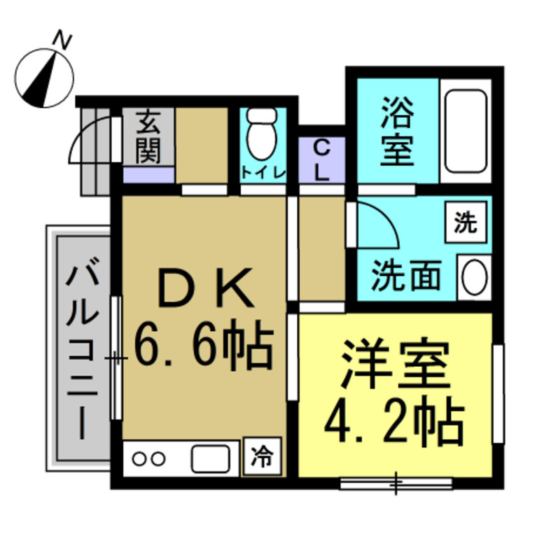 ひまわり荘の間取り