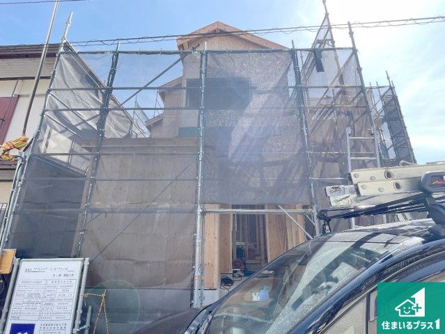 神戸市西区北山台　新築一戸建ての外観|周辺は落ち着いた街並みの住宅地！子育てがしやすい住環境です！まだ未完成ですが、現地でしかわからない事もございます。是非一度ご覧ください。