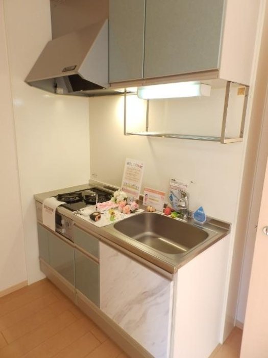 ビレッジ北久保 C棟のキッチン|システムキッチン