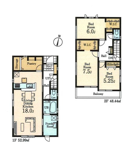 新築一戸建て 所沢市下安松 全２棟