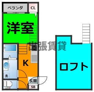 仲介手数料0円！！スパジオ フェリーチェの間取り