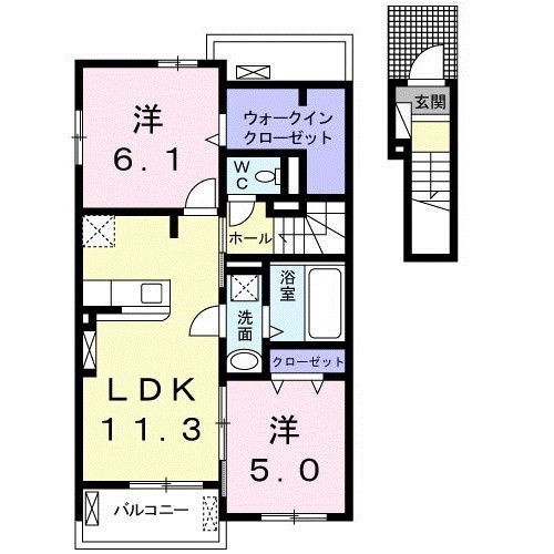 【間取り】 | ブローベア２