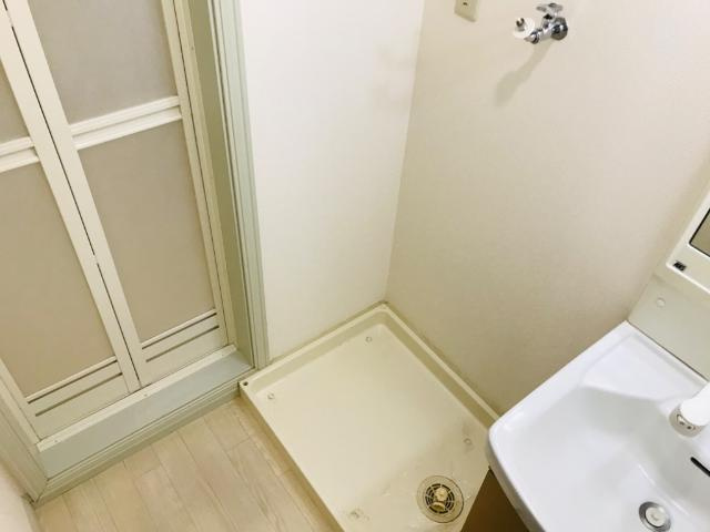 アクアＢ棟の洗面所|室内の洗濯機置き場