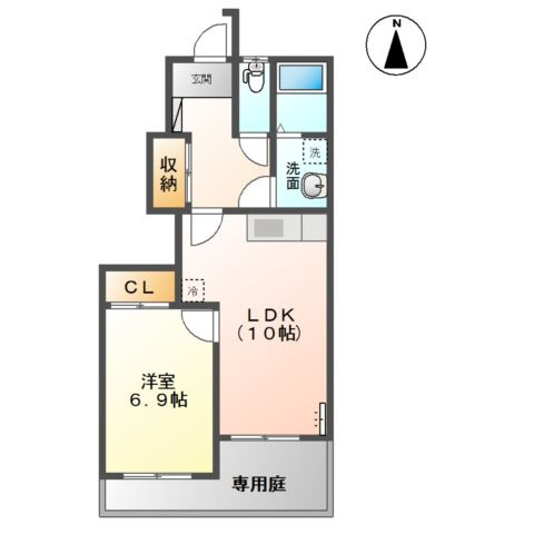 アクアＢ棟の間取り