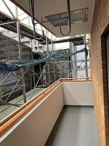 ライオンズマンション一橋学園のバルコニー