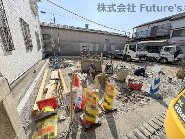 三郷市戸ケ崎3丁目　新築戸建　全1棟の外観|現地の写真になります。