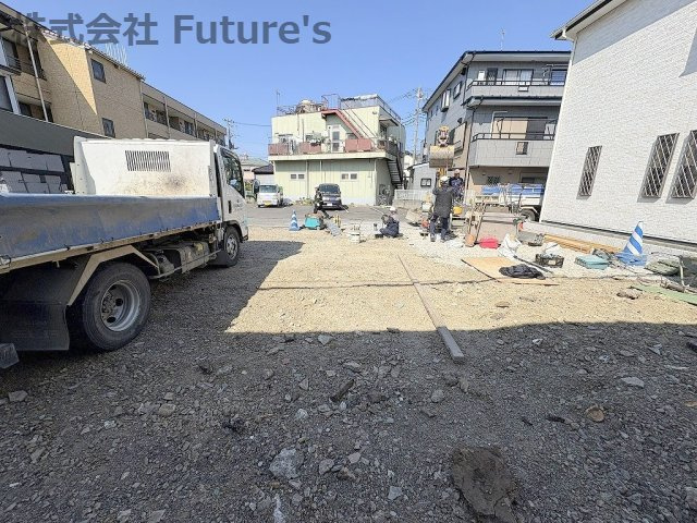 三郷市戸ケ崎3丁目　新築戸建　全1棟の外観|現地の写真になります。