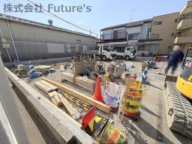 三郷市戸ケ崎3丁目　新築戸建　全1棟の外観|現地の写真になります。