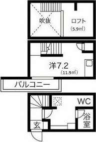 ブリス大江の間取り