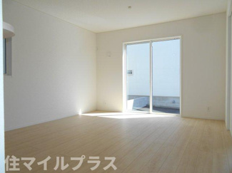 【居間・リビング】 | 郡山市水門町新築一戸建て2棟 | リビングです