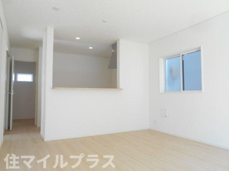 【居間・リビング】 | 郡山市水門町新築一戸建て2棟 | ゆったりとした居間です