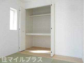 【和室】 | 郡山市水門町新築一戸建て2棟 | 畳の上でゆっくりとくつろげる和室です