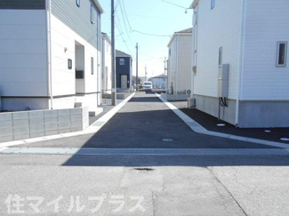 【前面道路含む現地写真】 | 郡山市水門町新築一戸建て2棟 | 前面道路含む現地写真です