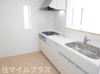 【キッチン】 | 郡山市水門町新築一戸建て2棟 | お料理しやすいキッチンです