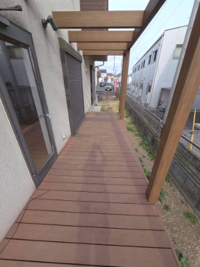 熊谷市石原中古戸建の庭