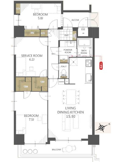 藤和舟入中町ハイタウン