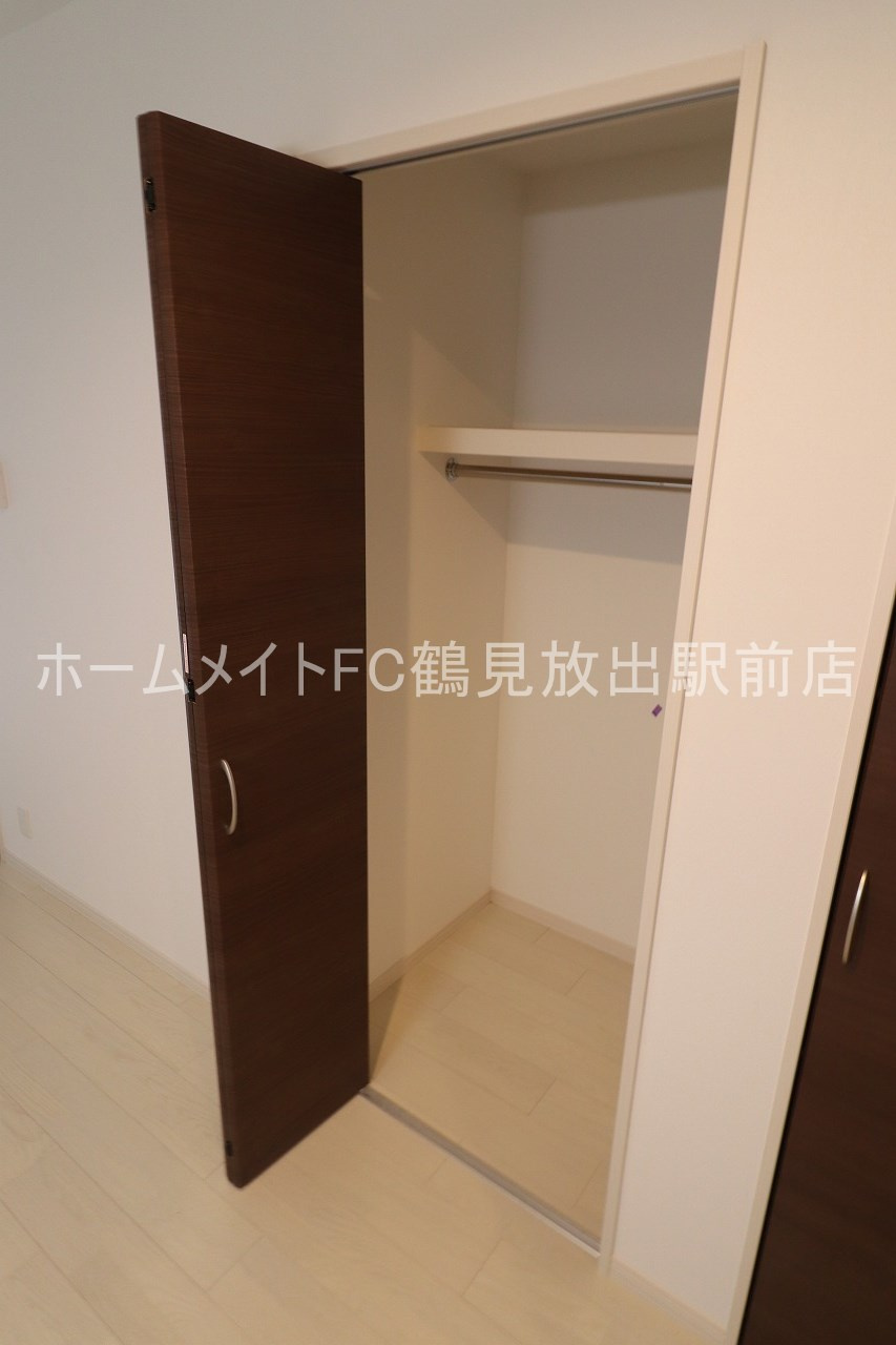 大阪市城東区永田４丁目のアパートの収納