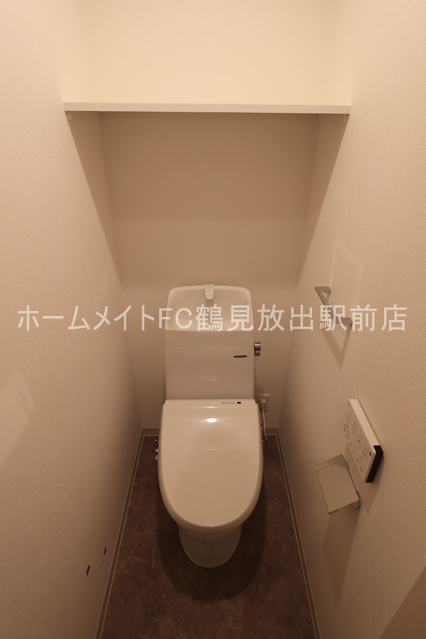 大阪市城東区永田４丁目のアパートのトイレ