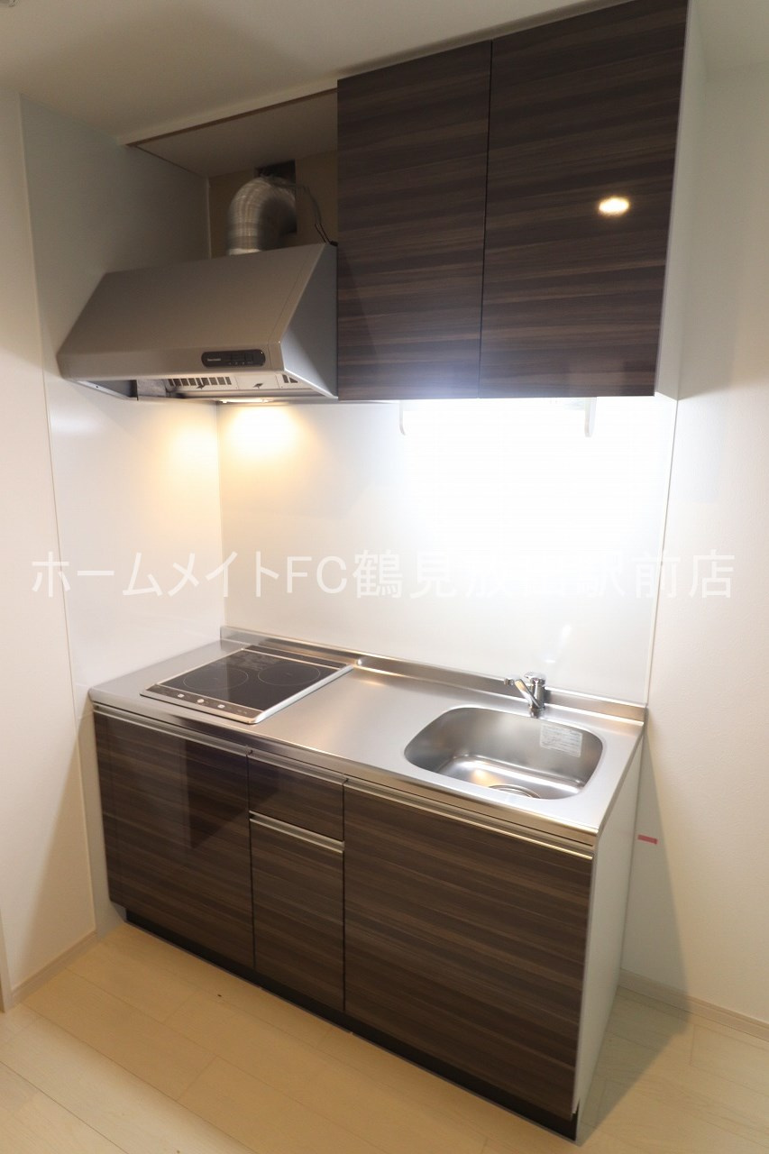 大阪市城東区永田４丁目のアパートのキッチン