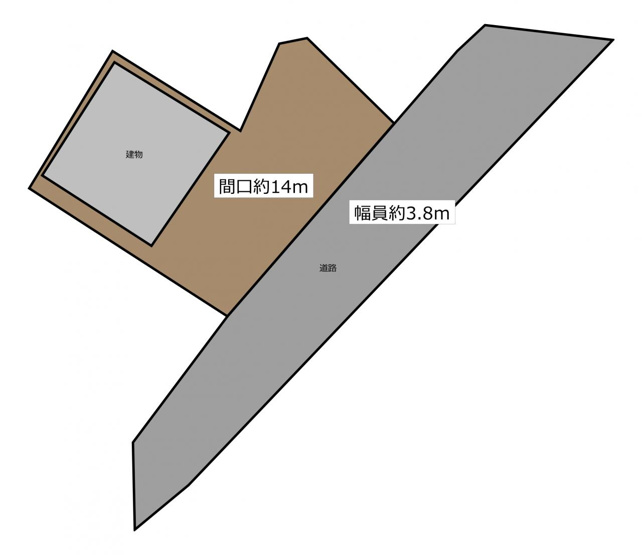 【区画図】 | 伊豆市佐野 中古住宅 XH06017 | 伊豆市佐野　地形図　