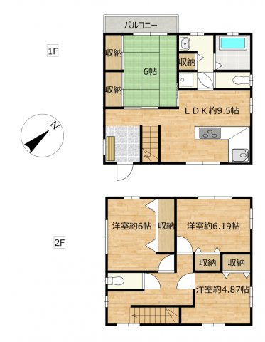 【間取り】 | 伊豆市佐野 中古住宅 XH06017 | 伊豆市佐野　間取図　