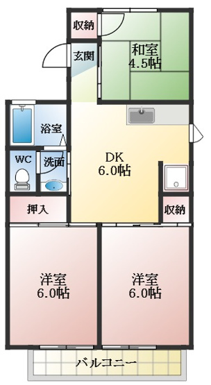 【間取り】 | エスポワールT