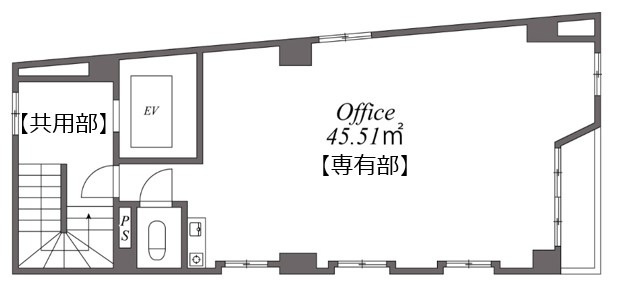 ユービズ神田神保町の間取り