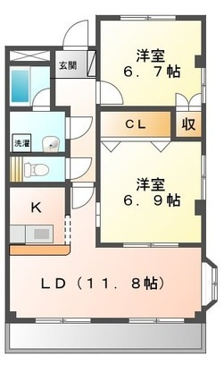 プティエシャトーの間取り