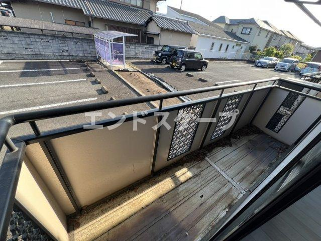 リバージュ　Ａのバルコニー|高崎、前橋のお部屋探しはエンドスケープまで！お客様の理想お聞かせ下さい♪