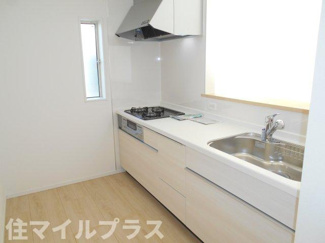 【キッチン】 | 郡山市昭和1丁目新築一戸建て5棟 | 使いやすいキッチンです