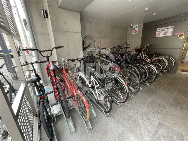モデラート上町台のその他共用部分|モデラート上町台　駐輪場