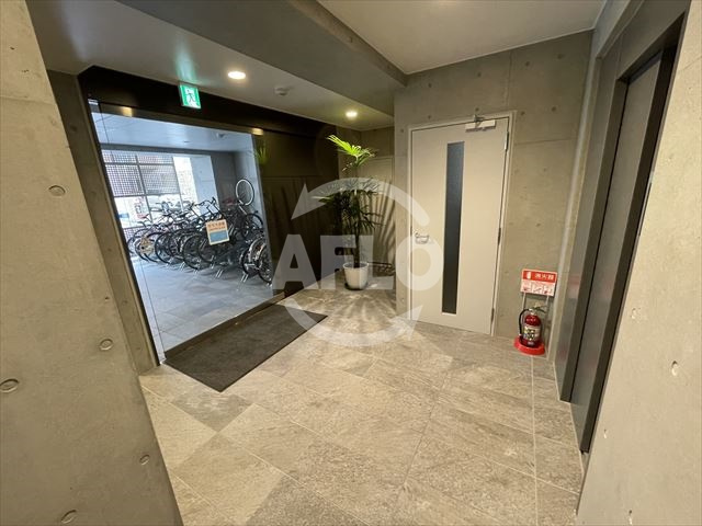 モデラート上町台のロビー|モデラート上町台　ロビー