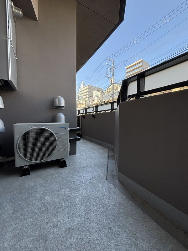 スプランディッド大島のバルコニー