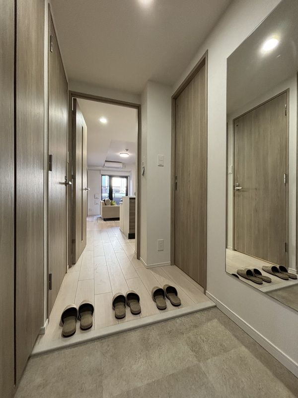 スプランディッド大島の玄関