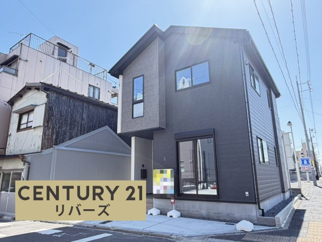 名古屋市南区元桜田町４丁目の新築一戸建の外観|☆限定１棟☆　　新価格！！いつでも見学出来ます♪（お問合せ当日、平日、水曜、夜間でもＯＫ）　長期優良住宅！　開放的な角地！　駐車２台ＯＫ♪　広々リビング１８．０帖！　４ＬＤＫ物件♪