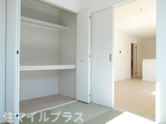 【和室】 | 郡山市昭和1丁目新築一戸建て5棟 | 和室があれば、来客や子供用のスペースとして活躍します