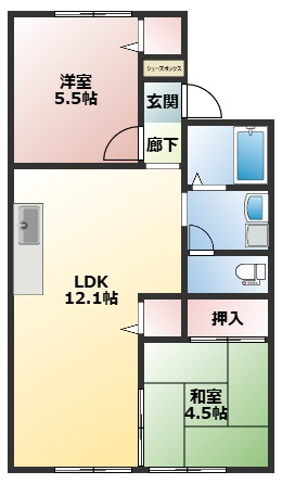 ＭＩＳＴＲＡＬ神戸西の間取り