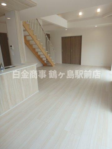 坂戸市鶴舞新築戸建の居間・リビング