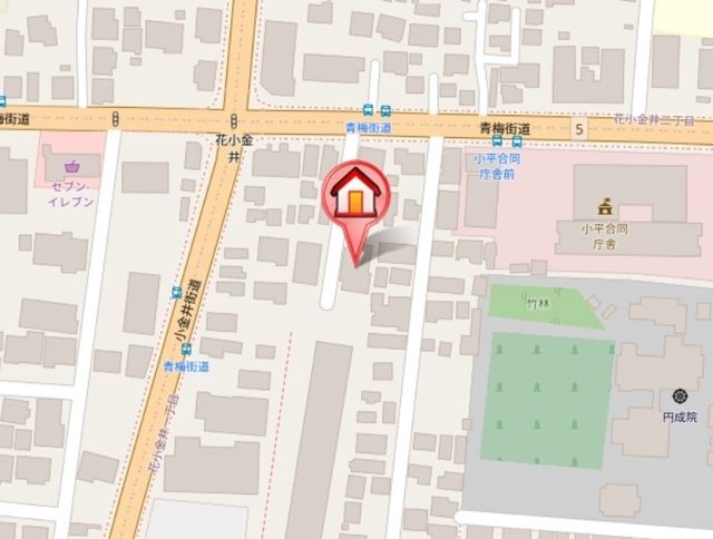 グランドヒルズの地図