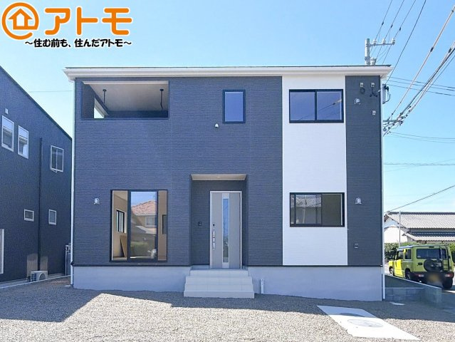 【駐車場】 | 焼津市飯淵第1　新築戸建　全1棟 | 4台の駐車スペースです♪