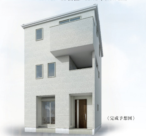 新築戸建　駿河区寺田２期全１棟の外観パース