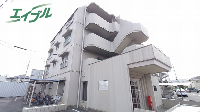 寿ゞやマンション北外山の外観|名鉄小牧線「間内」駅　徒歩８分。
小学校近く。