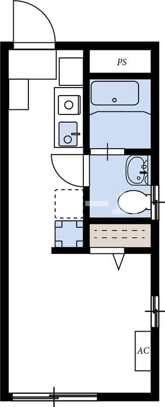 北区滝野川７丁目の賃貸マンションの間取り