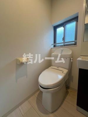 北区滝野川７丁目の賃貸マンションのトイレ