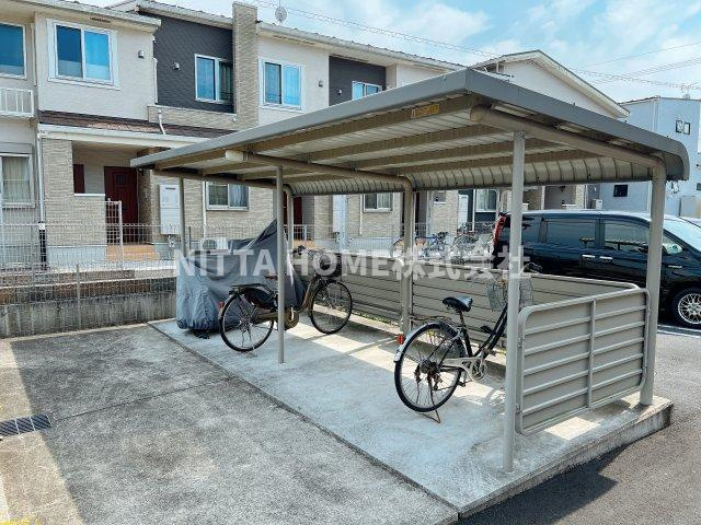 ＨｉＲｏのその他共用部分|屋根付きの駐輪場も設置済み○